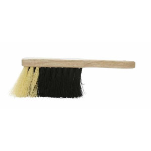Varian Bannister Brush with Traditional Timber Handle, Black & White