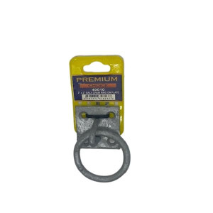 Premium Galvanized Chain Ring On Plate 2 X 2Inch for Construction
