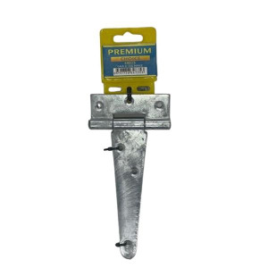 Premium Tee Hinge 6Inch Galvanised for Doors, Gates, and Sheds, Black, 4 in