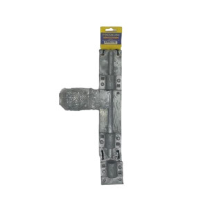 Premium Cross Door Bolt, 12Inch Galvanised, Extra Security for Doors and Gates