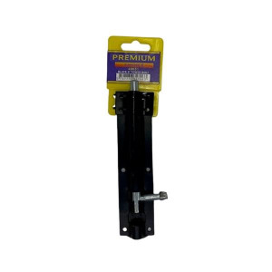 Tower Bolt Black 6" Straight Tower Bolt Epoxy Black finish for Doors and Cabinets