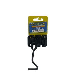 Premium Cabin Hook 4Inch Black for Doors and Windows