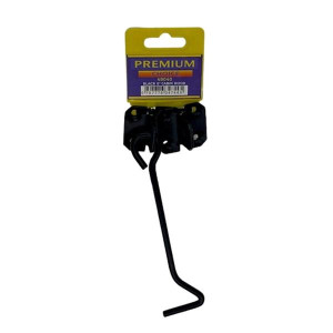 Cabin Hook by Premium, 6Inch Black