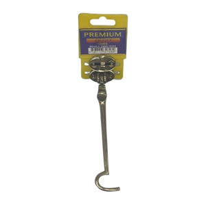 Premium - 6Inch Brass Cabin Hook for Doors, Gates, and Cabinets