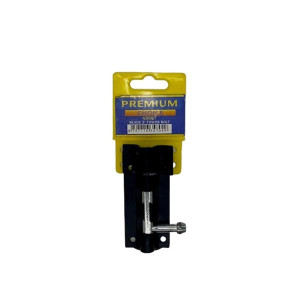 Premium Choice Tower Bolt Black Security Lock for Doors and Windows, 3 inch Length, Epoxy Black Finish, Includes Fixings and Instructions