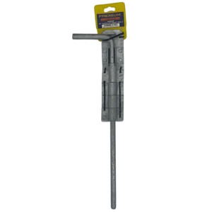 Premium Garage Drop Bolt 18Inch Galvanised - Industrial Grade Security for Garage Doors and Gates