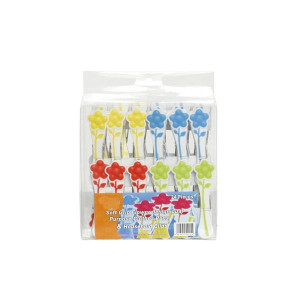 Varian Clothes Pegs Coloured X24, Assorted Colors, 24-Peg Set, Durable Construction, Secure Grip, Easy to Use