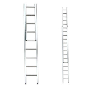 Stradbally Extension Ladder Aluminium 4.5Mtr 26 Ft for Professionals, Aluminium Construction, 150kg Load Capacity, 1 Year Guarantee