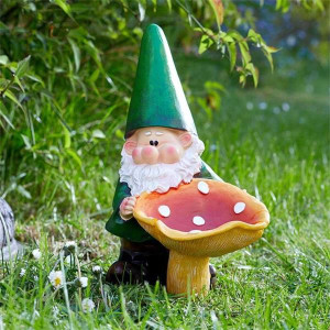 Smart Garden Wilf Fun Guy, Hand Painted Decorative Companion for Indoor and Outdoor Use