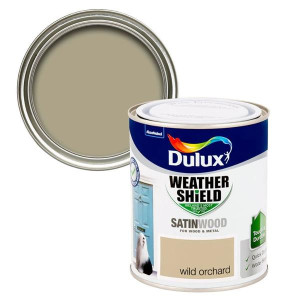 Dulux Weathershield Exterior Satinwood - Wild Orchid 750ml Water-Based Topcoat for Exterior Wood and Metal Surfaces