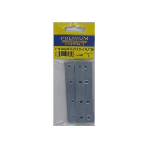 Premium Choice Mending Plates 4" for Construction, Pack of 64 Zinc