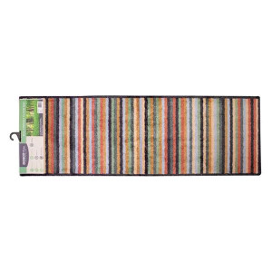 Dosco Mat Runner Home Stripes 50 X 150Cm, Super Absorbent, Machine Washable, 100% Recyclable