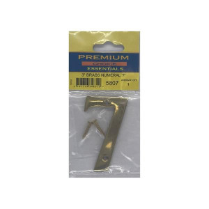 Brass Number '7' by Premium Choice, 3 inches