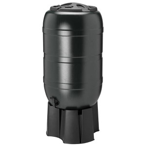 Strata Water Butt Set 210L, Harvest Rainwater for Garden Use, 210 Litres Capacity, Includes Stand and Connector Kit