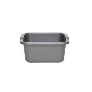 Varian Silver Square Basin, Strong Plastic, Ideal for Home and Professional Use