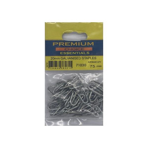 Galvanised Staples 20Mm by Premium Choice, 20mm, corrosion-resistant, ideal for securing wires and cables