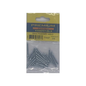 Premium Choice 30mm Masonry Nails, 25-Pack for Construction Projects