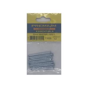 Schniewindt Masonry Nails, 50mm Length, 12-Pack for Construction Projects