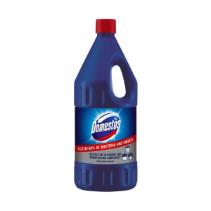 Domestos Original Toilet Bleach, 2L, Long Lasting Protection, Kills 99% of Germs