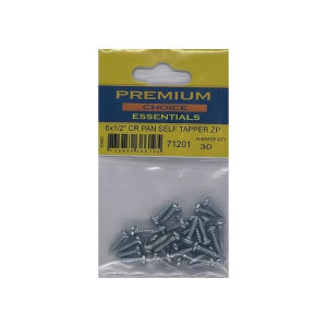 Premium Choice Pan Self Tapper 6 X 1/2" for Construction Projects, Pack of 30