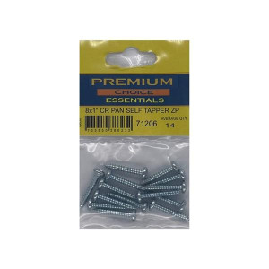 Premium Choice Pan Self Tapper 8 X 1" for Construction, Pack of 14