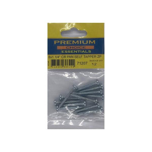 Premium Choice Pan Self Tapper 8 X 1.1/4" for Construction Projects, Pack of 12
