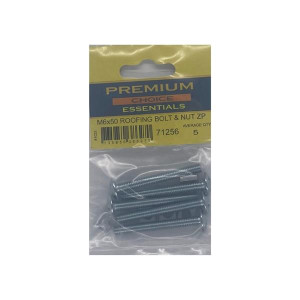 Premium Choice Roofing Bolt & Nut, M6 X 50mm, Pack of 5