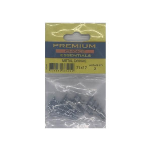 Premium Choice Metal Drivas, 3.5cm/3cm, 3 pack, Metal Driva Screw, Fixing 3cm