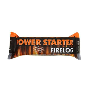 Firelog Starter Power 600G Box Of 8 - Long Lasting 90 Minute Burn, Mess Free Design, Suitable for Open Fires and Stoves
