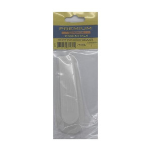 Premium Choice White PVC Door Wedges for Doors, Durable, Safety and Convenience