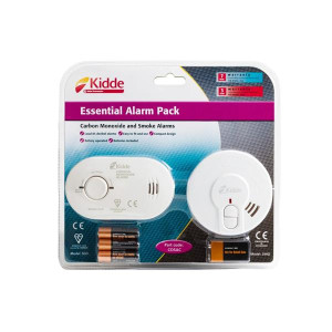 Kidde Essential Smoke & Carbon Monoxide Alarm Pack, Battery Operated, Easy to Install, 7-Year Carbon Monoxide Alarm Life, UL Listed
