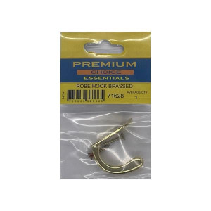 Premium Choice Brass Robe Hook, Timeless Sophistication, Pack of 1