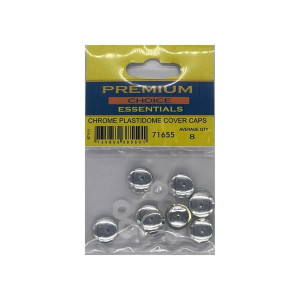 Premium Choice Plastidome Cover Caps - Chrome Finish - 81.5cm - Industrial Storage Accessories