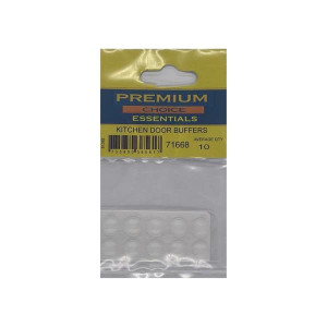 Premium Choice Kitchen Door Buffers, Clear, 1cm, Pack of 10, Door Slamming Absorbers for a Peaceful Kitchen Environment