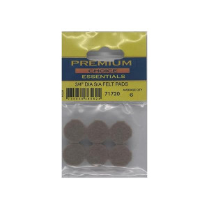 Premium Choice Felt Pads, High-Quality Felt Material, Noise Reduction, 6-Pack for Furniture and Floors