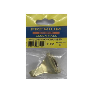 Moulding Hook by Premium Choice, Brass, 5cm