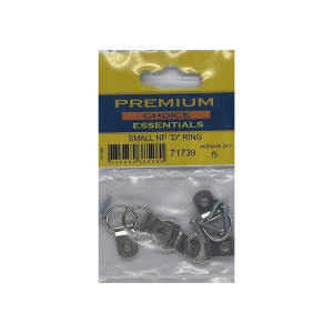 Premium Choice Small D Ring - Chrome Finish - Pack of 5
