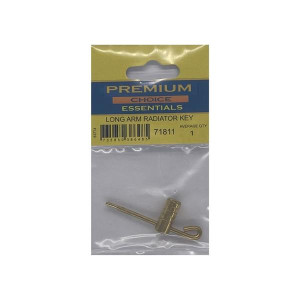 Premium Choice Long Arm Radiator Key with Brass Finish and 6cm Length