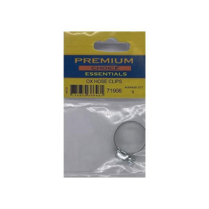 Premium Choice Hose Clips OX - Chrome Finish - Pack of 1