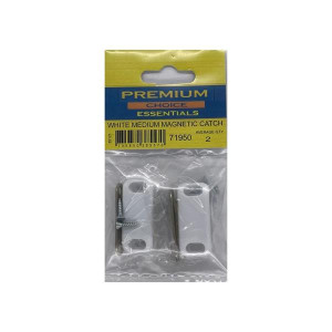 Magnetic Catch by Premium Choice, White, 4cm