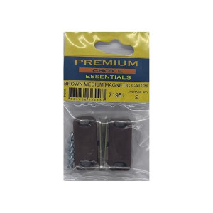 Premium Choice Magnetic Catch, Medium Size, Brown Color, Pack of 2