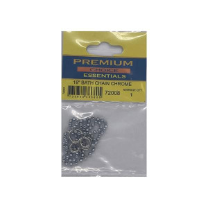 Ball Chain Chrome for Bath Plug, 18