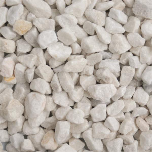 Glenview Decorative Stone Alpine White 10mm, 25kg Bag