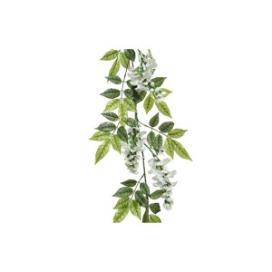 White Wisteria Garland by, 156cm Long, Perfect for Weddings, Parties or Everyday Decor