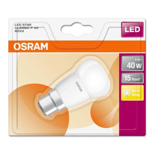 Osram 4W B22 LED Bulb, Energy Efficient, Long Lasting, for Lighting Fixtures
