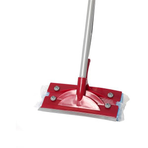 Varian Mop And Sponge Red with Self-Contained Wringing System for 4ft Metal Handle