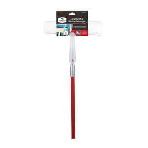 Varian Window Wipe & Handle with Microfibre Sponge and Squeegee for Easy Window Cleaning, 1.34m Extension Handle
