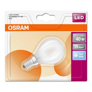 Osram 4W E14 LED Bulb, 3-Pack, G/Ball Color, Energy Efficient Lighting