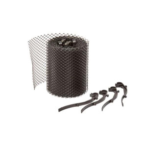 Smart Garden Gutter Mesh Clips, 10-Pack, for Gutter Systems up to 13 cm, Easy Installation, Leaf and Debris Protection