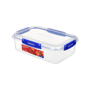 Sistema Rectangle Klipit Box 2.2L - Leak Proof, Dishwasher & Microwave Safe, Stackable, BPA-Free